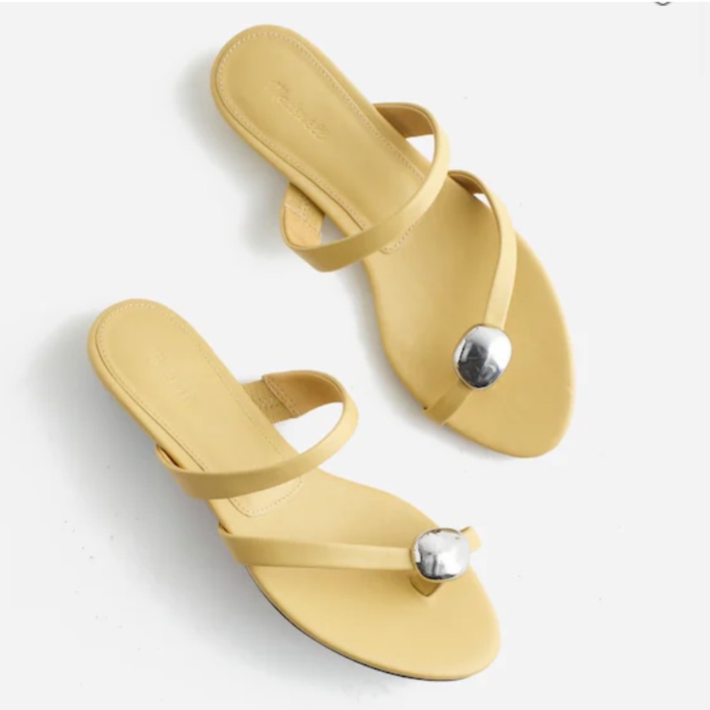 Madewell Mila Organic Hardware Thong Slide Sandal